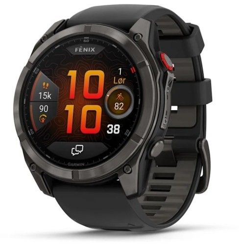 Zegarek Garmin Fenix 8, 51mm AMOLED czarny. Czarne zegarki sportowe GARMIN. Za 5,735.99 zł.