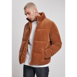 Kurtka Urban Classics boxy corduroy puffer. Brązowe kurtki Urban Classics, m, bez wzorów, z puchu, bez kaptura. Za 421.50 zł.