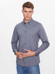 Boss Koszula 50489341 Granatowy Regular Fit. Niebieskie koszule Boss, m, bez wzorów, z bawełny, bez kołnierzyka, bez ramiączek. Za 409.99 zł.