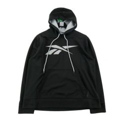Second life - Bluza z kapturem Męska Czarna - Stan bardzo dobry. Czarne bluzy z kapturem Reebok, m, bez wzorów, z materiału, z kapturem. Za 124.96 zł.