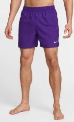Szorty kąpielowe męskie Nike Essential 5" Volley. Fioletowe krótkie spodenki sportowe Nike, l, bez wzorów, z materiału. Za 121.99 zł.