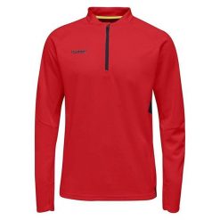 Bluza Hummel Tech Move Czerwona 2XL dla Mężczyzn. Szare bluzy z kapturem Hummel, m, bez wzorów, z elastanu, z kapturem. Za 201.99 zł.