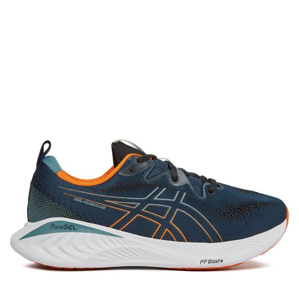 Buty do biegania Asics. Niebieskie buty do biegania ASICS, bez wzorów, bez zapięcia, do biegania. Za 499.99 zł.