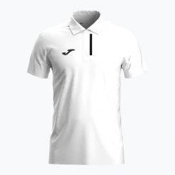 Koszulka tenisowa męska Joma Challenge Polo. Białe koszulki polo Joma, m, bez wzorów, bez kołnierzyka, bez ramiączek. Za 149.99 zł.