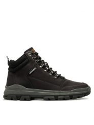 Jack&Jones Trzewiki Imperial 12257750 Czarny. Czarne botki sznurowane Jack&Jones, bez wzorów, ze skóry, bez obcasa, bez zapięcia. Za 379.99 zł.