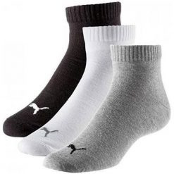 Skarpety unisex Puma QUARTER 3-PACK. Białe skarpety Puma, bez wzorów. Za 41.99 zł.