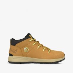 Sneakersy męskie Timberland EURO Sprint Trekker MID LACE UP. Brązowe buty sportowe casual Timberland, bez wzorów, bez zapięcia. Za 565.99 zł.