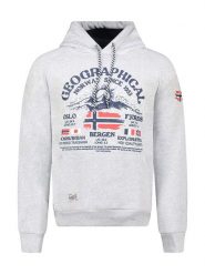 Geographical Norway Bluza "Gommy" w kolorze szarym rozmiar: XL. Szare bluzy z kapturem Geographical Norway, xl, bez wzorów, z kapturem. Za 149.31 zł.