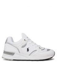Polo Ralph Lauren Sneakersy Trackstr 200 809845147001 Biały. Białe buty sportowe casual Polo Ralph Lauren, bez wzorów, ze skóry, bez zapięcia. Za 689.99 zł.