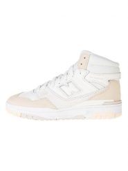 New Balance Skórzane sneakersy "650" w kolorze biało-beżowym rozmiar: 43. Białe buty sportowe casual New Balance, bez wzorów, bez zapięcia. Za 342.60 zł.