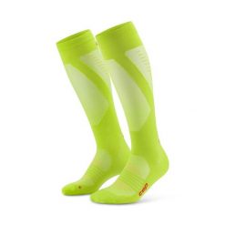 Męskie podkolanówki kompresyjne do biegania PRO Run Ultralight CEP limonkowe. Zielone odzież kompresyjna CEP, m, bez wzorów, do biegania. Za 244.00 zł.