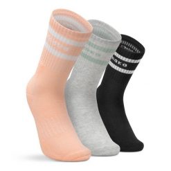 Skarpetki sportowe trójpak Fitness Siroko Sidekick Pink. Czerwone skarpetki sportowe SIROKO, bez wzorów, z tkaniny. Za 84.00 zł.