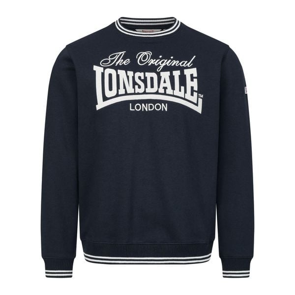 Bluza Lonsdale Clifton. Niebieskie bluzy Lonsdale, m, bez wzorów, bez kaptura. Za 293.00 zł.