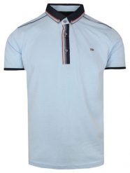 Koszulka POLO, Niebieska Krótki Rękaw, Męska, bez Nadruku, Jednokolorowa. Niebieskie bluzki z długim rękawem New Antracid, m, bez wzorów, z bawełny, bez kołnierzyka, bez ramiączek. Za 145.00 zł.