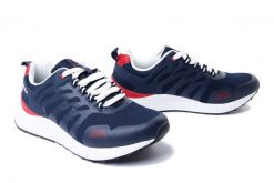 INBLU IU-07 004 granatowy, półbuty sportowe męskie. Niebieskie eleganckie półbuty Inblu, bez wzorów, bez obcasa, bez zapięcia. Za 132.93 zł.