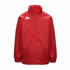 Windbreaker Kappa Wister. Czerwone kurtki przeciwdeszczowe Kappa, m, bez wzorów, bez kaptura. Za 128.20 zł.