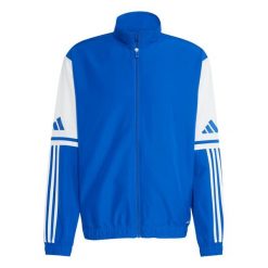 Bluza męska adidas Squadra 25 Presentation. Niebieskie bluzy bez kaptura Adidas, m, bez wzorów, z materiału, bez kaptura. Za 152.99 zł.