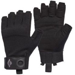 Rękawiczki górskie Black Diamond Crag Half-Finger. Czarne rękawiczki Black Diamond, bez wzorów. Za 71.23 zł.