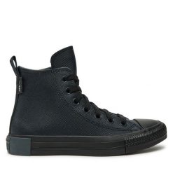 Trampki Converse. Czarne trampki Converse, bez wzorów, bez zapięcia. Za 339.99 zł.