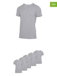 Fila Koszulki (5 szt.) w kolorze szarym rozmiar: XL. Szare bezrękawniki Fila, xl, bez wzorów, bez kołnierzyka, bez ramiączek. Za 187.99 zł.