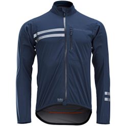 Kurtka przeciwdeszczowa na rower szosowy Van Rysel EDR. Brązowe kurtki VAN RYSEL, m, bez wzorów, z materiału, bez kaptura. Za 249.99 zł.