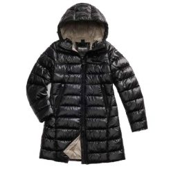 Kurtka BLAUER ADELAIDE Czarny. Czarne kurtki Blauer, xl, bez wzorów, z tkaniny, bez kaptura. Za 992.00 zł.