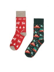 Lasocki Skarpety długie 2MB-004-AW23 (2-pack) Kolorowy. Skarpety Lasocki, bez wzorów, z materiału. Za 29.99 zł.
