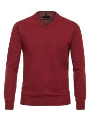 CASAMODA Sweter w kolorze bordowym rozmiar: M. Czerwone swetry nierozpinane CASAMODA, m, bez wzorów, z bawełny, bez kołnierzyka, bez ramiączek. Za 136.45 zł.