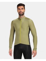 Kilpi Koszulka kolarska "Campos" w kolorze zielono-czarnym rozmiar: M. Czarne t-shirty sportowe Kilpi, bez wzorów, z materiału, bez ramiączek, rowerowe. Za 219.60 zł.