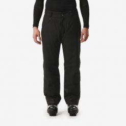 Spodnie narciarskie męskie Wedze PANT SKI 100. Czarne spodnie narciarskie i snowboardowe WED'ZE, m, bez wzorów, z materiału, narciarskie. Za 179.99 zł.