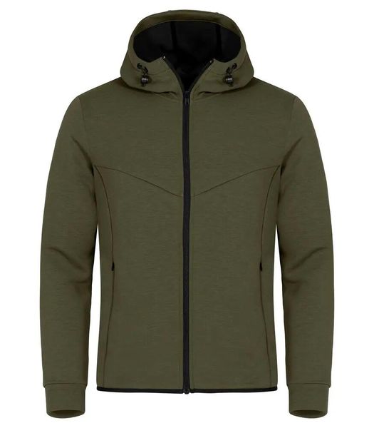 Clique Hayden kurtka z kapturem z miękkiego materiału air-layer. Zielone kurtki CLIQUE, m, bez wzorów, z elastanu, z kapturem. Za 251.17 zł.