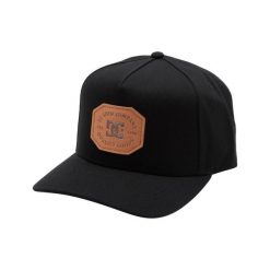 Czapka dla Mężczyzn REYNOTTS Czarny. Czarne czapki z daszkiem DC Shoes, z aplikacjami, z bawełny. Za 129.99 zł.
