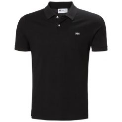 Polo Helly Hansen Elba Fitted. Czarne koszulki polo Helly Hansen, m, bez wzorów, bez kołnierzyka, bez ramiączek. Za 299.50 zł.