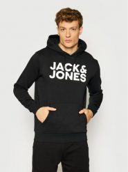 Jack&Jones Bluza Corp Logo 12152840 Czarny Regular Fit. Czarne bluzy Jack&Jones, m, bez wzorów, z bawełny, bez kaptura. Za 129.99 zł.