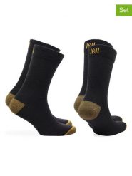 Norfolk Skarpety trekkingowe (2 pary) "Sheldon" w kolorze czarnym rozmiar: 39-42. Czarne skarpety Norfolk, bez wzorów, z materiału. Za 86.99 zł.