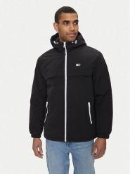 Tommy Jeans Kurtka przejściowa Chicago DM0DM18908 Czarny Regular Fit. Czarne kurtki Tommy Jeans, m, bez wzorów, z jeansu, bez kaptura. Za 339.99 zł.