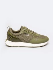 Sneakersy męskie khaki RR174360 303. Zielone buty sportowe casual BIG STAR, bez wzorów, z syntetyku, bez zapięcia. W wyprzedaży za 229.99 zł.