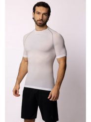 Spaio Koszulka termiczna "Breath" w kolorze białym rozmiar: XL. Białe t-shirty sportowe Spaio, bez wzorów, bez ramiączek, outdoorowe. Za 152.99 zł.