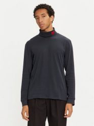 Hugo Golf Derollo224 50479373 Granatowy Slim Fit. Niebieskie golfy Hugo, m, bez wzorów, z bawełny, bez kołnierzyka, bez ramiączek. Za 199.99 zł.