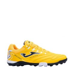 Buty męskie piłkarskie Joma Maxima 2608 Turf. Żółte buty do biegania Joma, bez wzorów, z materiału, bez zapięcia, do piłki nożnej. Za 165.99 zł.