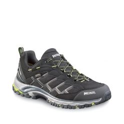 Buty trekkingowe Meindl Caribe GTX. Czarne buty turystyczne MEINDL, bez wzorów, z meshu, bez zapięcia, trekkingowe. Za 849.90 zł.