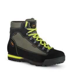 Buty trekkingowe męskie Aku Slope Original GTX. Czarne buty trekkingowe Aku, bez wzorów, z materiału, za kostkę, bez zapięcia, trekkingowe. Za 499.00 zł.