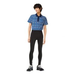 Legginsy męskie Lacoste. Czarne legginsy długie sportowe LACOSTE, m, bez wzorów, z dzianiny, do biegania. Za 317.00 zł.
