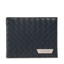 Duży Portfel Męski Guess. Niebieskie portfele Guess, z aplikacjami. Za 339.99 zł.