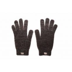 Rękawiczki damske Weft Possum/Merino z długimi palcami. Czarne rękawiczki WEFT, bez wzorów, ze skóry. Za 175.99 zł.