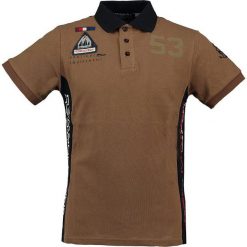 Koszulka polo "Kupcorn" w kolorze brązowym. Koszulki polo marki Geographical Norway Men. W wyprzedaży za 90.95 zł.