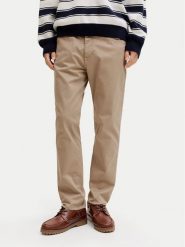 Jack & Jones Spodnie materiałowe Clark Finn 12293328 Beżowy Regular Fit. Brązowe spodnie materiałowe Jack & Jones, m, bez wzorów, z bawełny. Za 209.99 zł.