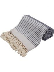 Samimi Chusta hammam w kolorze niebiesko-błękitnym - 180 x 100 cm rozmiar: onesize. Niebieskie szaliki Samimi, bez wzorów, z bawełny. Za 69.99 zł.