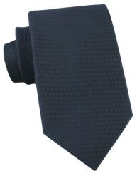 Elegancki Krawat Chattier - Granatowy, Drobna Faktura Tkaniny. Niebieskie krawaty i muchy Chattier, bez wzorów, z tkaniny. Za 55.00 zł.