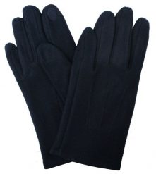 Delikatne i Wygodne Rękawiczki z Wełną - Męskie - Granatowe. Rękawiczki Em men's accessories, na jesień, bez wzorów, z poliesteru. Za 99.00 zł.